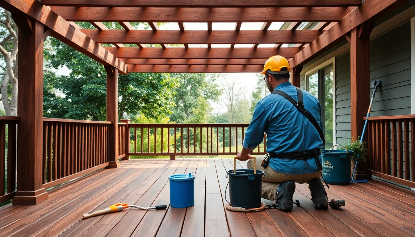 Deck & Pergola Staining